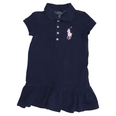 Robe polo (Bleu) de Polo Ralph Lauren Coton, Élasthane
