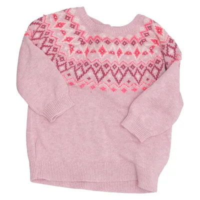 Trui (Roze, Meerkleurig) van BabyGap Katoen, Elastaan