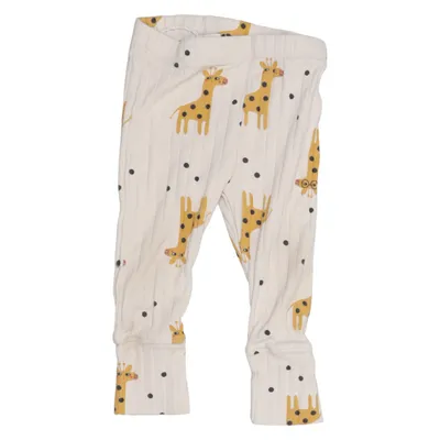 Leggings (Beige, Meerkleurig) van Minories Katoen, Elastaan