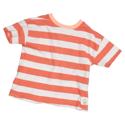 T-shirt (Wit, Oranje) van Zara Katoen