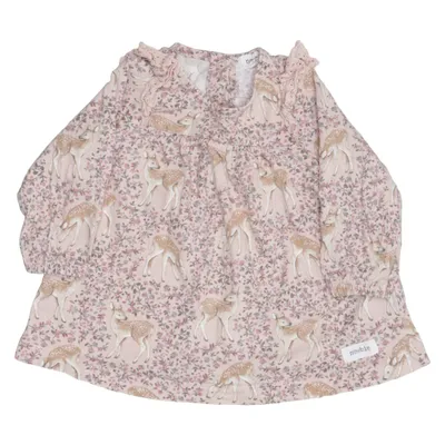 Dress (Pink, Brown) from Newbie by KappAhl Cotton