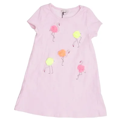 Klänning (Rosa, Flerfärgad) från LC Waikiki Girls Bomull, Elastan, Polyester