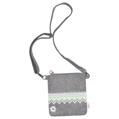 Shoulder-bag (Gray, White, Green) from Waldschütz