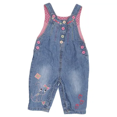 Tuinbroek (Blauw, Roze, Meerkleurig) van Dunnes Katoen, Polyester