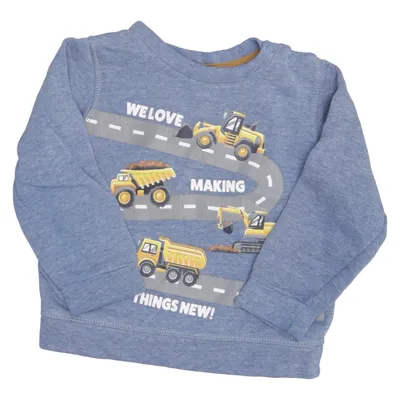 Sweatshirt (Blauw, Meerkleurig) van Dopo Dopo Baby Katoen, Polyester