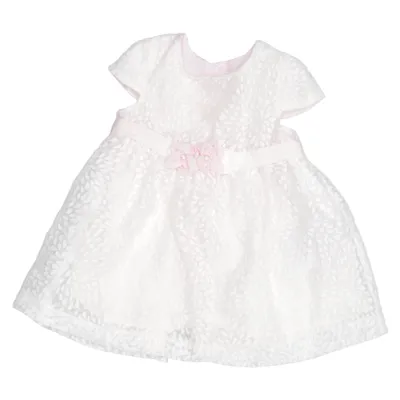 Blomsterpigekjole (Hvid, Pink) fra Mayoral Newborn Polyester, Viscose