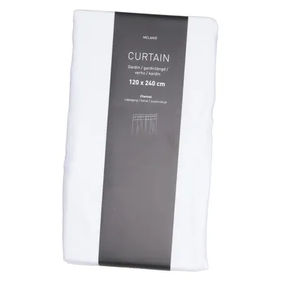 Rod pocket curtain (White) from Melanie Cotton, Polyester