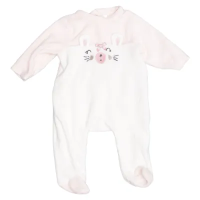 Rompers (Pink, White) from Orchestra Cotton, Polyester
