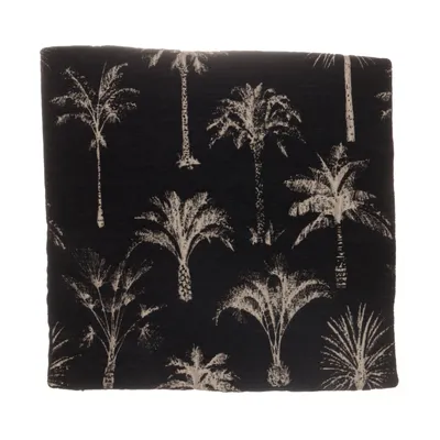 Housse de coussin (Noir, Beige) de Maisons du Monde Coton, Polyester