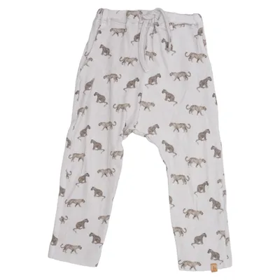 Leggings (Grå, Brun) fra Lil' Atelier Elastan, Økologisk bomuld, Tencel