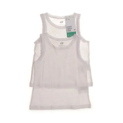 Linne (Vit) från H&M Basic Bomull