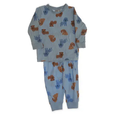 Pyjamasz (Blå, Flerfarvet) fra Lindex Bomuld