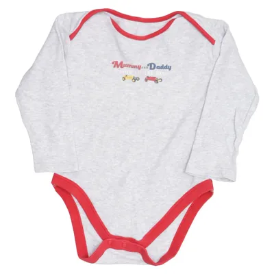 Body (Gris, Rouge) de Mothercare Coton