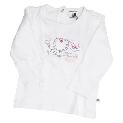 Lange mouwen shirt (Wit) van My Little Bear Katoen