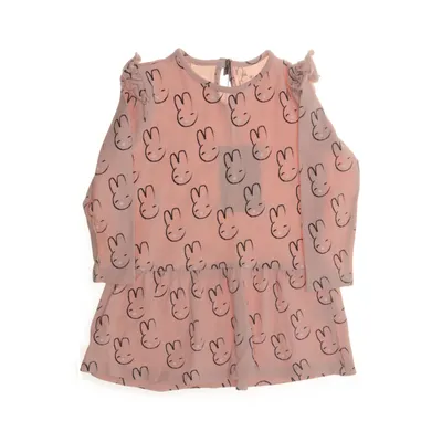 Robe (Rose, Noir) de Casual Girls Wear Coton, Élasthane