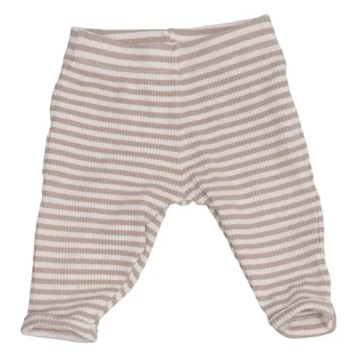 Pants (Brown, White) from Rikiki Cotton, Elastane