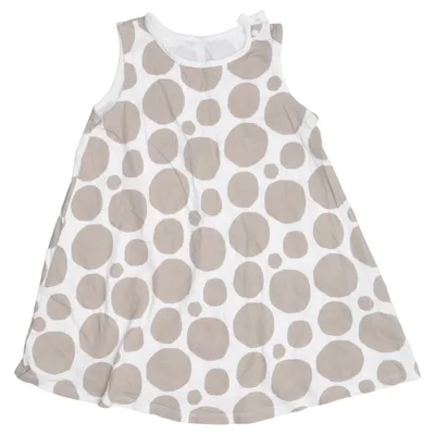 Robe (Beige, Blanc) de Uniqlo Baby Coton