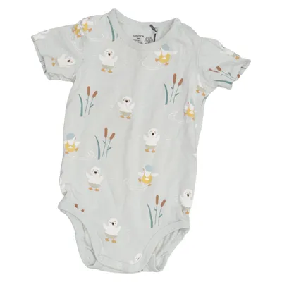 Body (Blue, Multicolored) from Lindex Baby Cotton, Elastane
