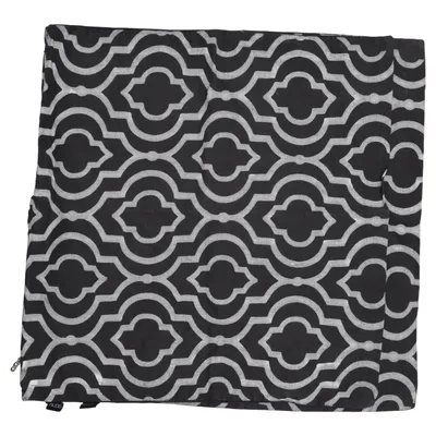 Housse de coussin (Noir, Gris) de Eight Mood Coton, Polyamide