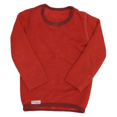 Sweater (Red) from Woolpower Elastane, Merino wool, Polyamide, Polyester