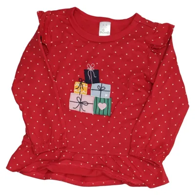 Top (Red, Multicolored) from Alana Organic cotton