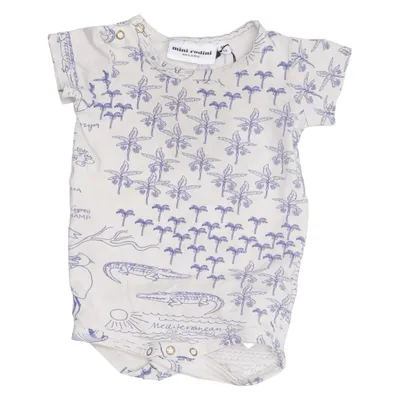 Body (Beige, Blå) från Mini Rodini Elastan, Ekologisk bomull