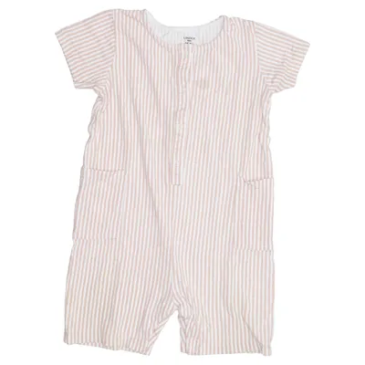Barboteuse (Blanc, Rose) de Lindex Baby Coton