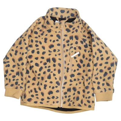 Fleecejacke (Beige, Schwarz) von Polarn O. Pyret Recyceltes Polyester