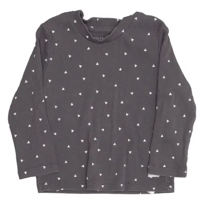 T-shirt à manches longues (Gris) de Primark Cares Coton, Élasthane