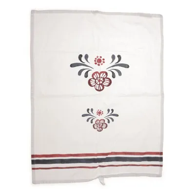 Kökshandduk (Vit, Röd, Blå) från Classic Textile of Sweden Bomull
