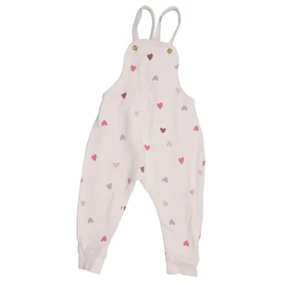 Dungarees (Pink, Multicolored) from Lindex Baby Cotton, Elastane