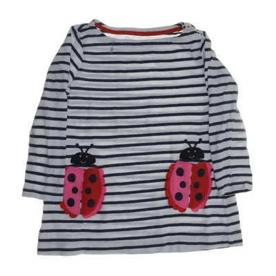 Dress (White, Multicolored) from Mini Boden Cotton