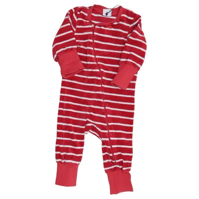 Sparkdräkt (Röd, Vit) från Polarn O. Pyret Bomull, Polyester