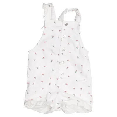 Overalls (Hvid, Flerfarvet) fra H&M Bomuld, Elastan, Polyester