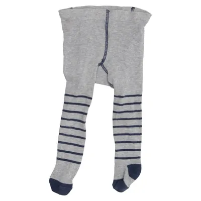 Strumpfhose (Grau, Blau) von Walking Baumwolle, Elasthan, Polyamid