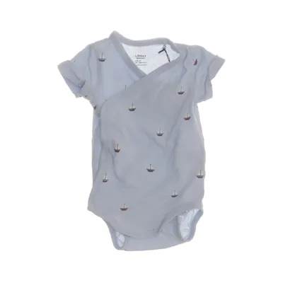 Body (Blå) från Lindex Newborn Bomull, Elastan