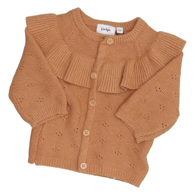 Cardigan (Brun) fra Feetje Bomuld, Polyester