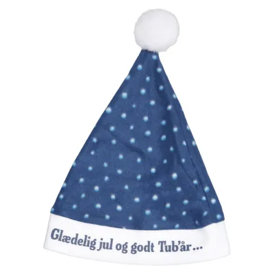 Santa hat (Blue, White) from Tuborg