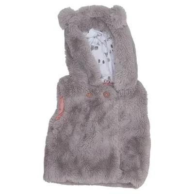 Gilet d'extérieur (Gris) de Catherine Malandrino Coton, Élasthane, Polyester