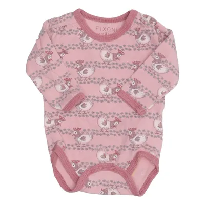 Body (Rose) de Fixoni Coton, Élasthane