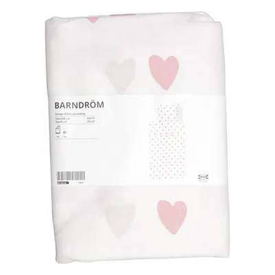 Bed set (White, Pink) from IKEA Cotton