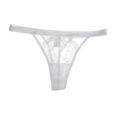 String (Wit) van Lounge Elastaan, Polyamide