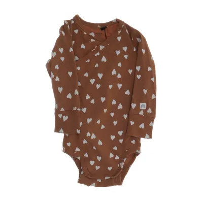 Romper (Bruin) van Lindex Baby Katoen, Elastaan