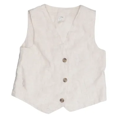 Gilet de costume (Beige) de H&M Coton, Lin