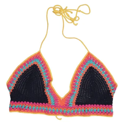 Bikini top (Sort, Flerfarvet) fra Dotti Bomuld