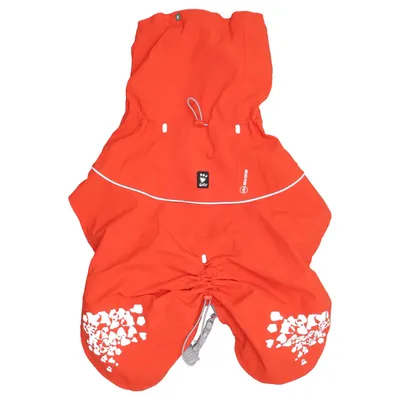 Dog coat (Red, Gray) from Hurtta Recycled polyester
