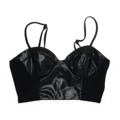 Bustier (Svart) från PrettyLittleThing Elastan, Polyester