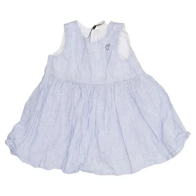 Klänning (Blå) från H&M Baby Bomull, Linne