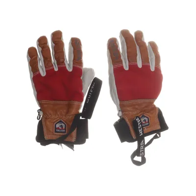 Handskar (Röd, Brun, Vit) från Hestra Bomull, Polyester, Ull