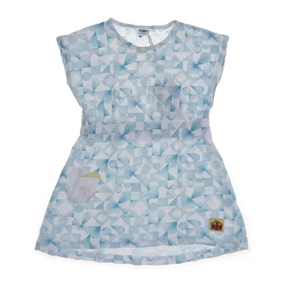 Dress (White, Blue) from Modeerska Huset Organic cotton